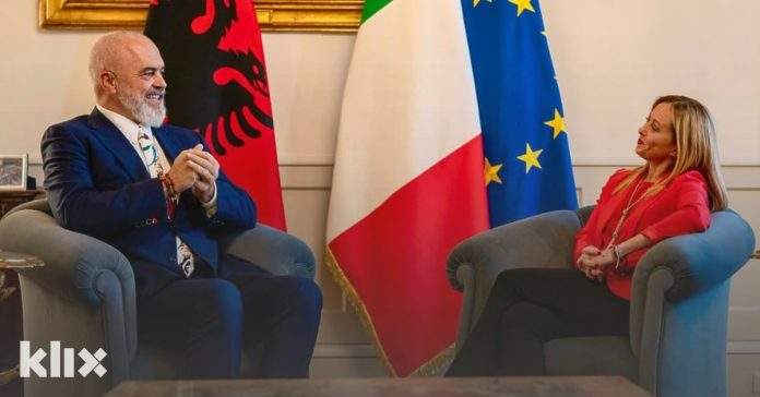  Politička ljubav u punom cvatu: Rama i Meloni u Rimu održali novi sastanak