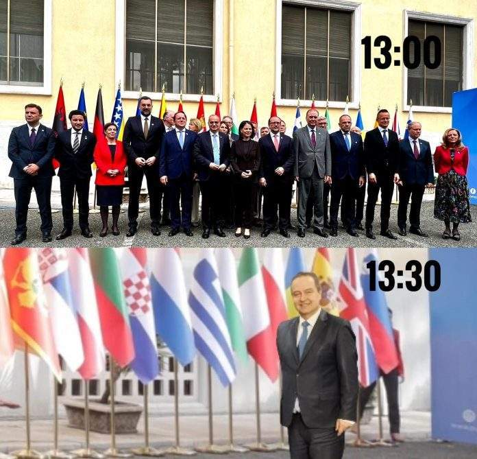Umjesto u 13:00, Dačiću javili da je slikanje u 13:30: On se pravdao da nije došao zbog zastave Kosova