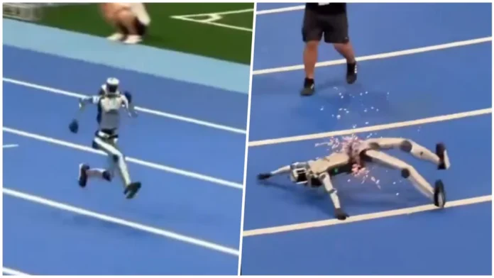 UMRO JE! Robot na treningu ‘poginuo’ u herojskoj borbi sa zidom – varnice sevale na sve strane, sve je pucalo od brzine, a onda prekid filma (VIDEO)