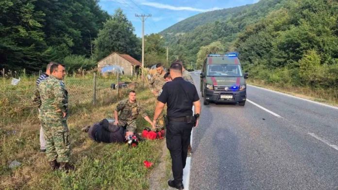 LjubinjaPripadnici OSBiH pritekli upomoć povrijeđenom u udesu kod Semizovca