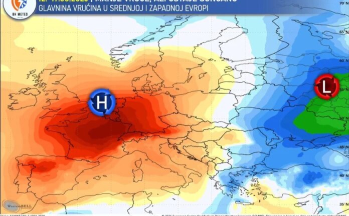 Pauza od vrućina: Stiže promjena vremena narednih dana, BH Meteo najavio kišu i pljuskove