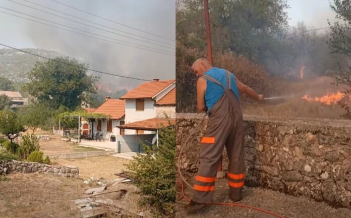 Veliki požar kod Trebinja: Gori više lokacija, saobraćaj obustavljen