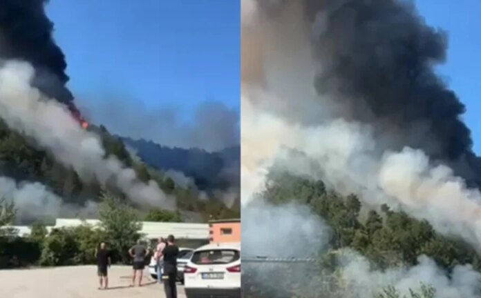 Alarmantno stanje kod Konjica: Vatra se širi prema naseljima, zatražena pomoć helikoptera