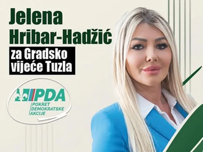 Članica organizirane grupeU akciji "Pantera" u Tuzli uhapšena Jelena Hribar, bivša kandidatkinja PDA za Gradsko vijeće