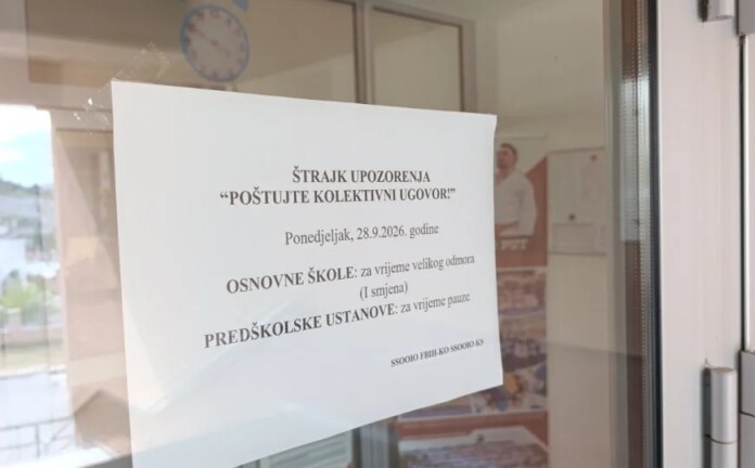 Sindikat uputio upozorenje Vladi KS: U ponedjeljak štrajk upozorenja, generalni štrajk 1. oktobra