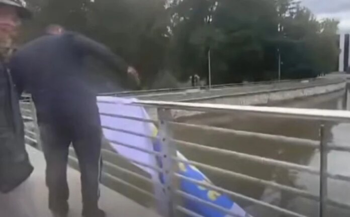 Sramotno: Dvojica muškaraca u Kiseljaku uoči utakmice potrgali zastavu s ljiljanima