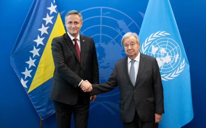 Važan susret u New Yorku: Bećirović i Guterres razgovarali o ključnim pitanjima za BiH