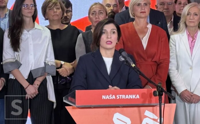 Ćudić preuzela odgovornost za izborni rezultat Naše stranke: Birači nisu krivi