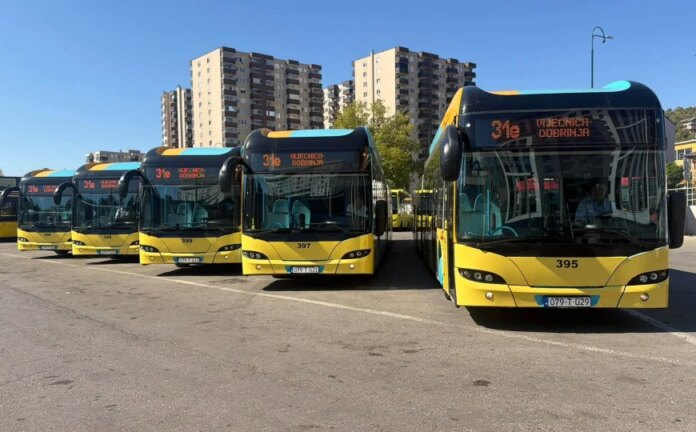 Pet novih autobusa GRAS-a počelo saobraćati na liniji Vijećnica – Dobrinja